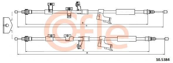 Cable Pull, parking brake (10.5384)