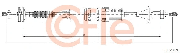 Cable Pull, clutch control (11.2914)