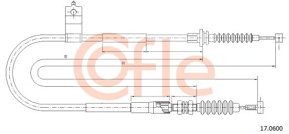 Cable Pull, parking brake (17.0600)