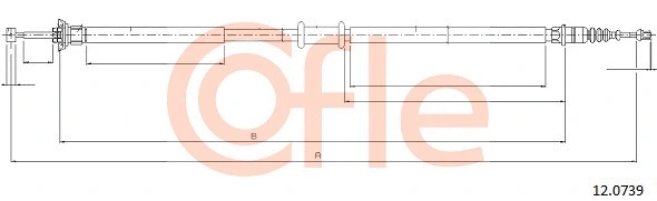 Cable Pull, parking brake (12.0739)