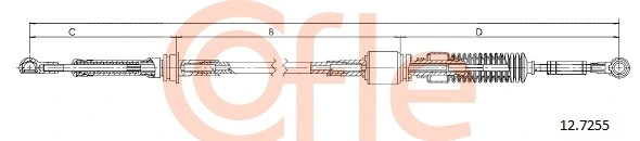 Cable Pull, manual transmission (12.7255)