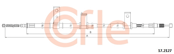 Cable Pull, parking brake (17.2127)