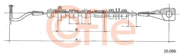 Accelerator Cable (92.10.086)