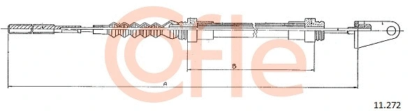 Cable Pull, clutch control (11.272)
