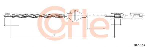 Cable Pull, parking brake (92.10.5373)