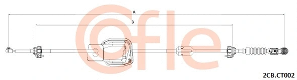 Cable Pull, manual transmission (2CB.CT002)