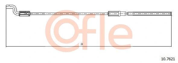 Cable Pull, parking brake (10.7621)