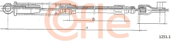 Cable Pull, parking brake (1251.1)