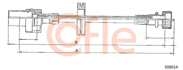 Speedometer Cable (S08014)