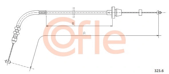 Accelerator Cable (323.6)