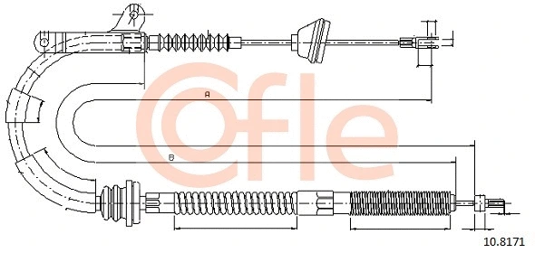 Cable Pull, parking brake (10.8171)
