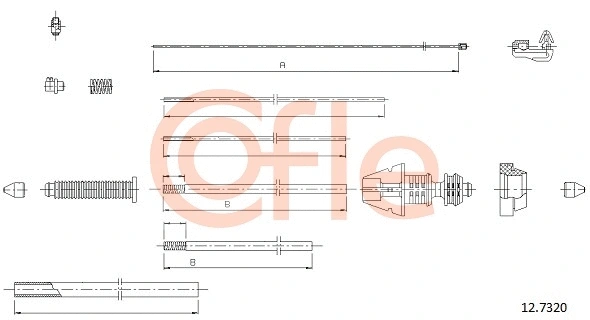 Accelerator Cable (92.12.7320)