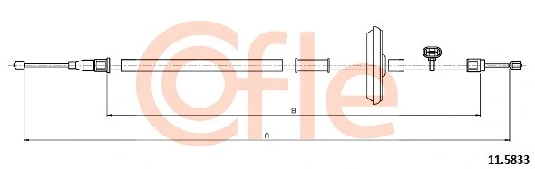 Cable Pull, parking brake (11.5833)
