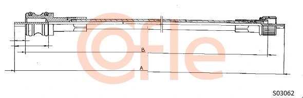 Speedometer Cable (S03062)