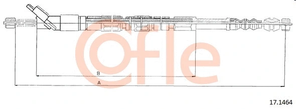Cable Pull, parking brake (17.1464)