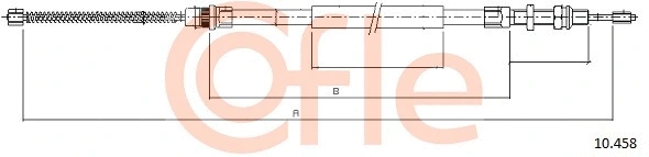 Cable Pull, parking brake (10.458)