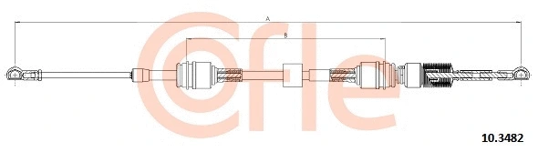Cable Pull, manual transmission (10.3482)