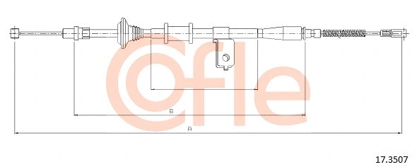 Cable Pull, parking brake (17.3507)