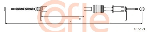 Cable Pull, parking brake (10.5171)