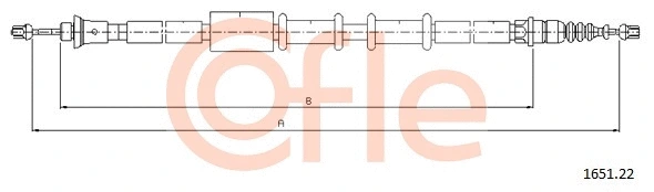 Cable Pull, parking brake (1651.22)