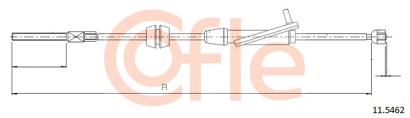 Cable Pull, parking brake (11.5462)