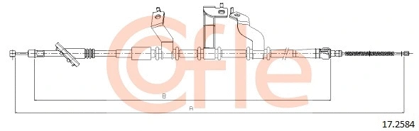 Cable Pull, parking brake (17.2584)