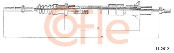 Cable Pull, clutch control (11.2612)
