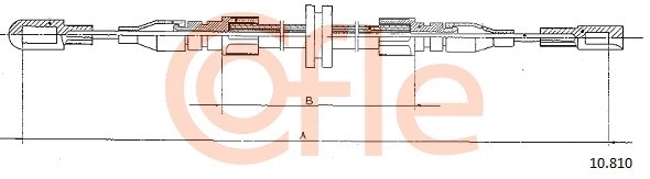 Cable Pull, parking brake (10.810)