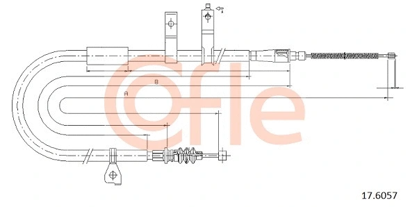 Cable Pull, parking brake (17.6057)