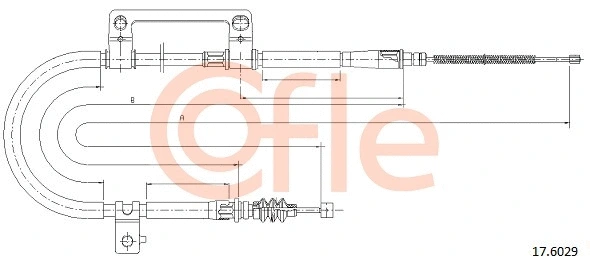 Cable Pull, parking brake (17.6029)