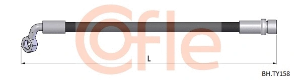Brake Hose (92.BH.TY158)