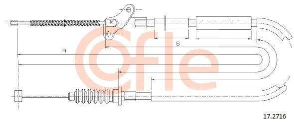 Cable Pull, parking brake (17.2716)