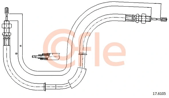 Cable Pull, parking brake (17.6105)