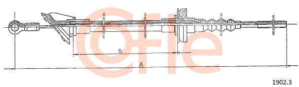 Cable Pull, clutch control (1902.3)
