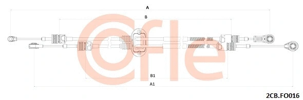 Cable Pull, manual transmission (2CB.FO016)
