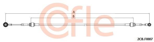 Cable Pull, manual transmission (2CB.FI007)