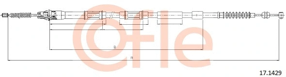 Cable Pull, parking brake (17.1429)