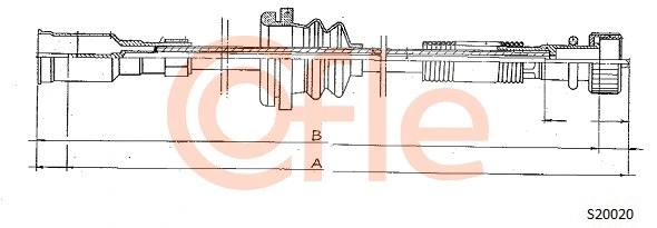 Speedometer Cable (92.S20020)
