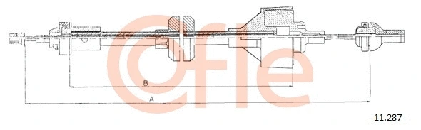 Cable Pull, clutch control (11.287)
