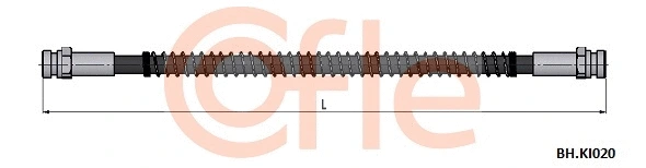 Brake Hose (92.BH.KI020)