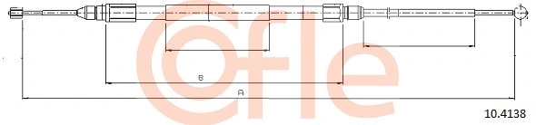 Cable Pull, parking brake (10.4138)
