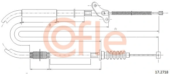 Cable Pull, parking brake (17.2718)