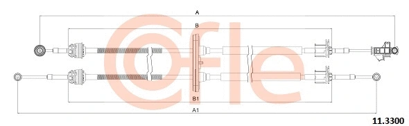 Cable Pull, manual transmission (11.3300)