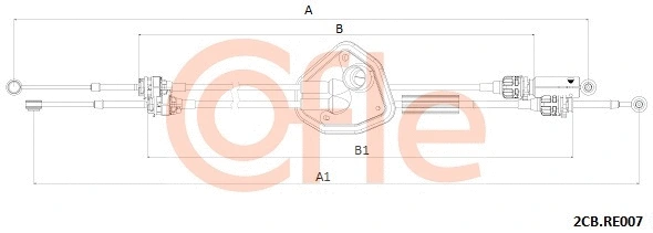 Cable Pull, manual transmission (2CB.RE007)