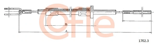 Cable Pull, clutch control (1702.3)