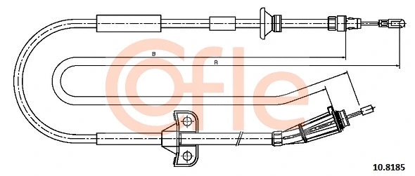 Cable Pull, parking brake (10.8185)