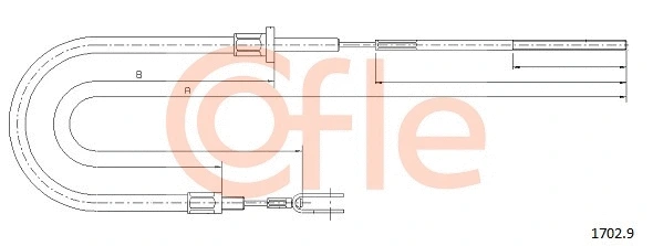 Cable Pull, clutch control (1702.9)