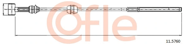 Cable Pull, parking brake (92.11.5760)