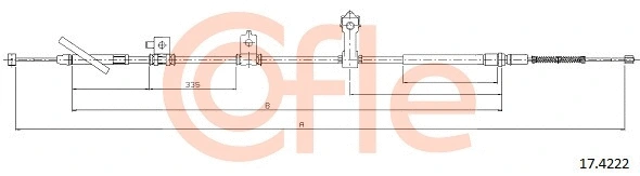 Cable Pull, parking brake (17.4222)