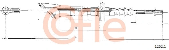 Cable Pull, clutch control (1262.1)